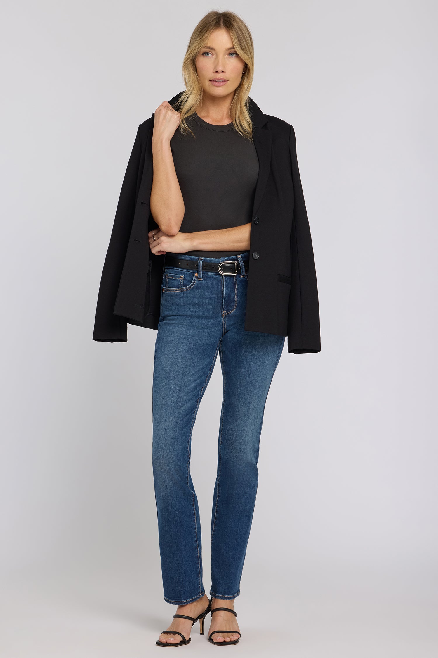 NYDJ Waist-Match™ Marilyn Straight Jeans  - Blue Mirage