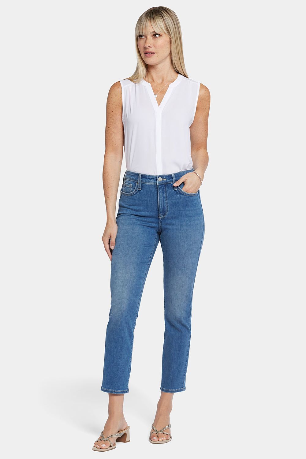 NYDJ Curve Shaper™ Sheri Slim Ankle Jeans With High Rise - Blue Water