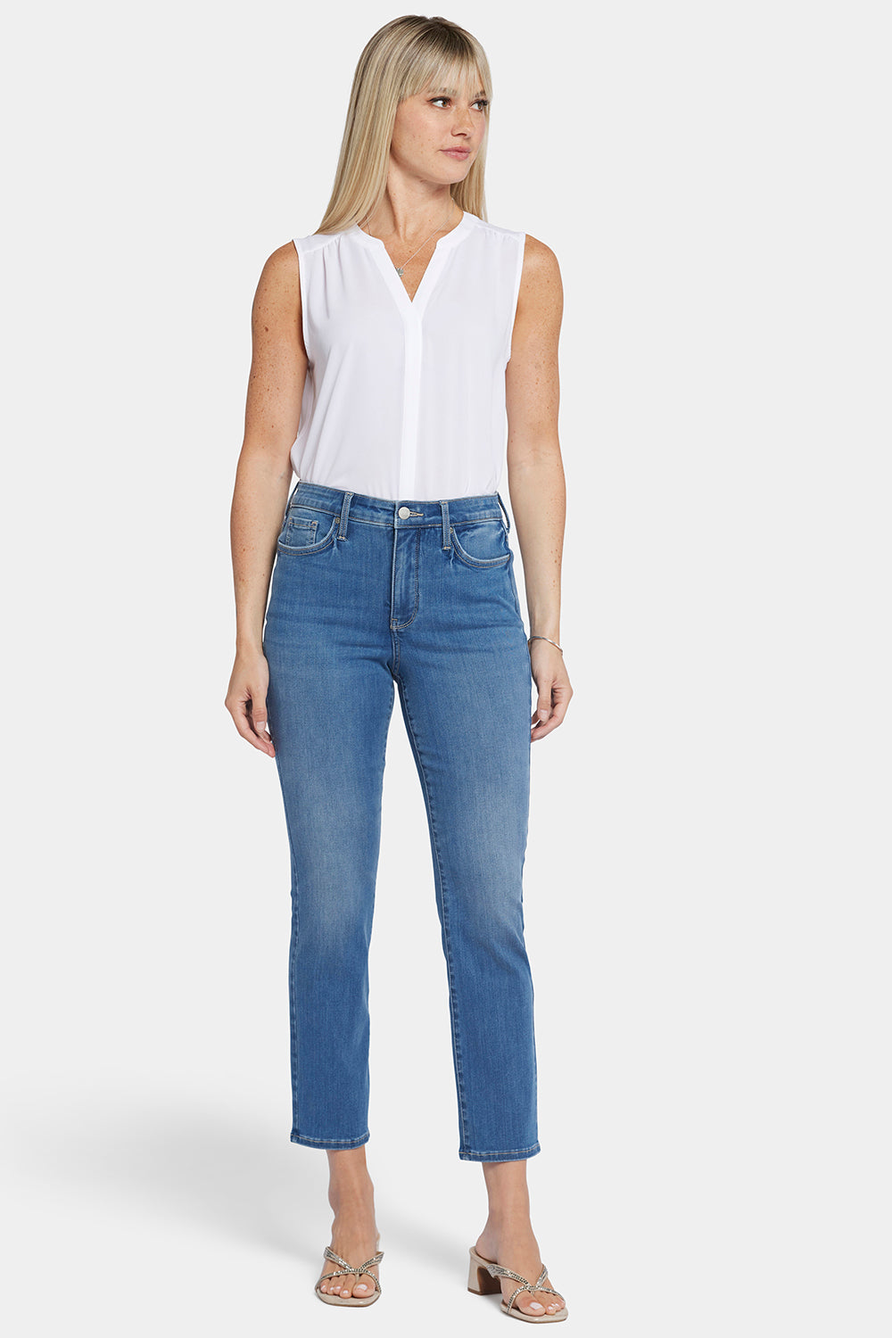 NYDJ Curve Shaper™ Sheri Slim Ankle Jeans With High Rise - Blue Water