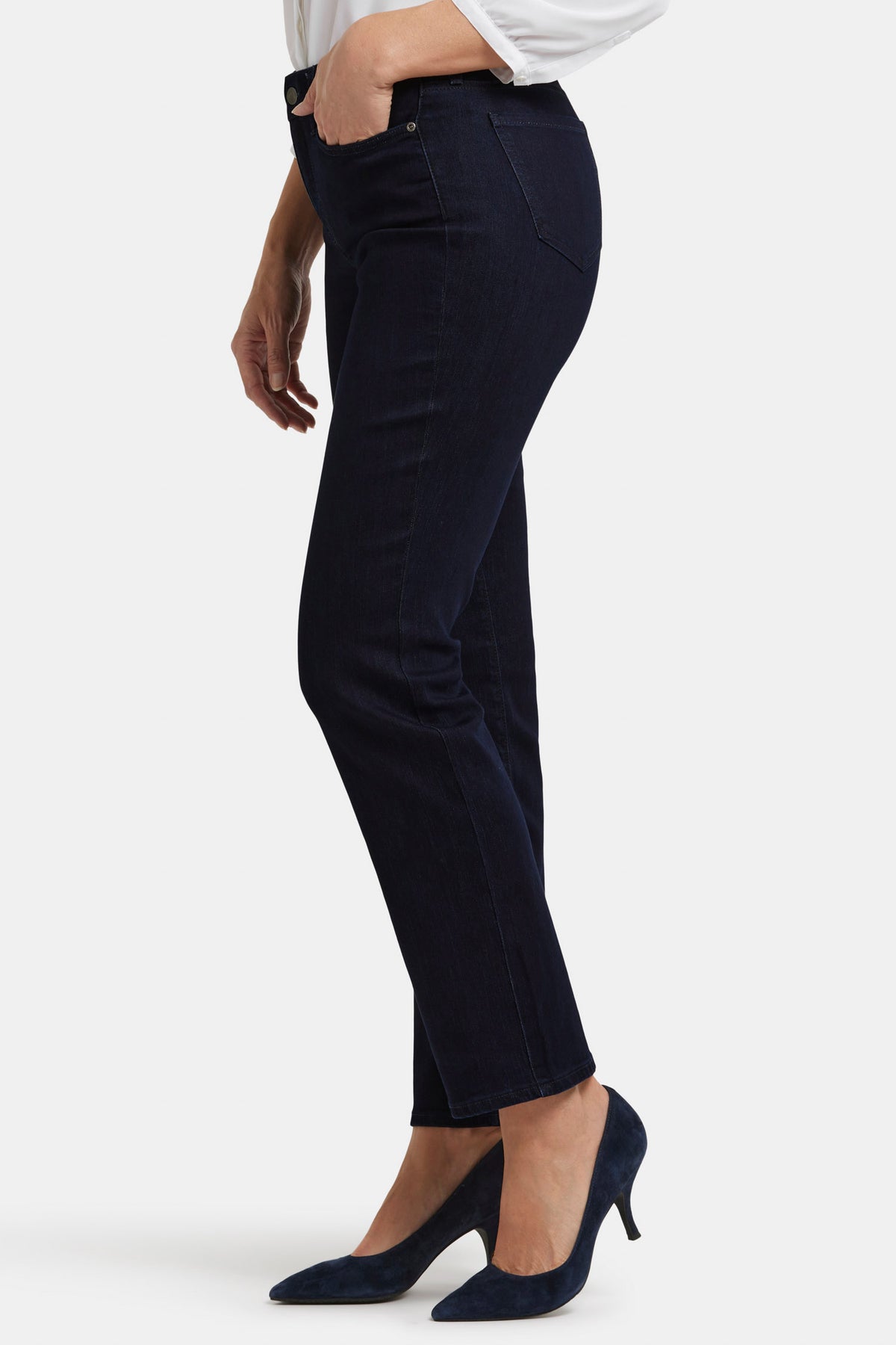 NYDJ Marilyn Straight Jeans  - Dark Enzyme