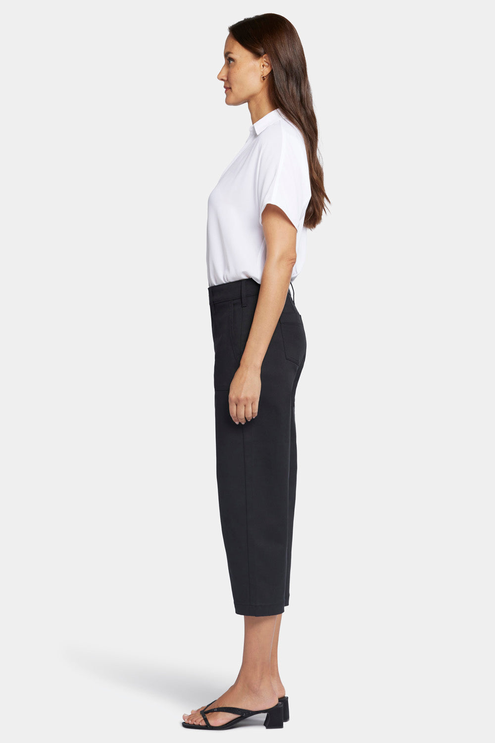 NYDJ Utility Pants In Stretch Twill - Black