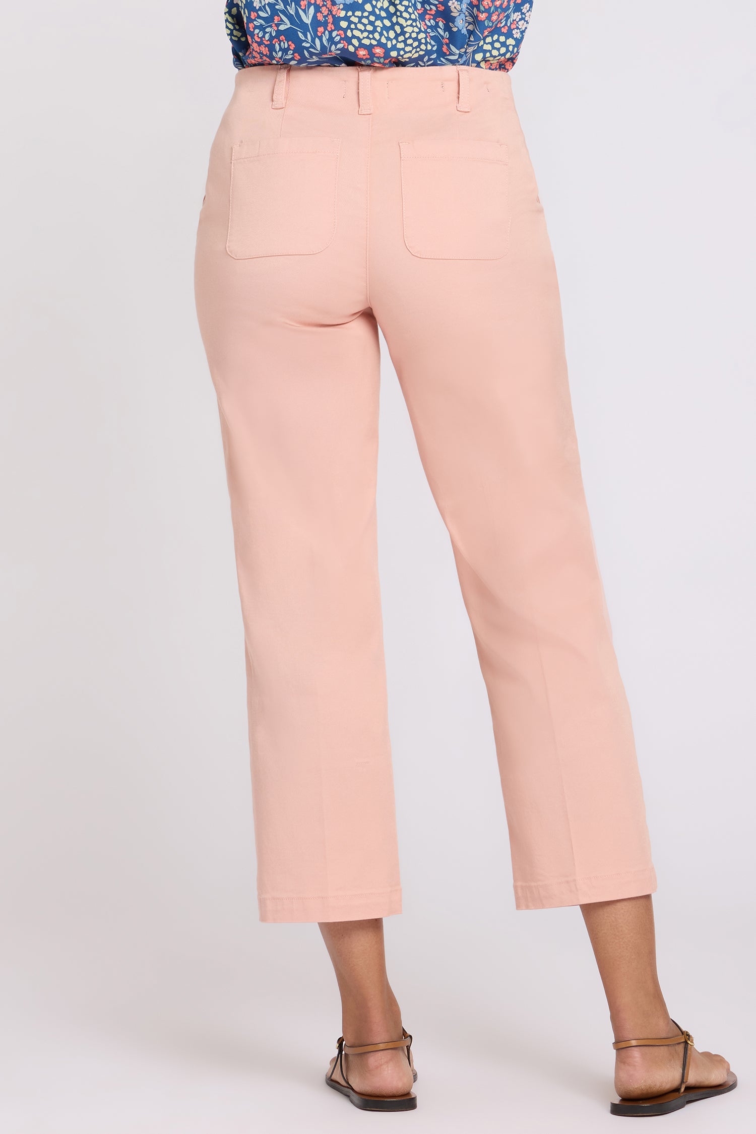 NYDJ Marilyn Straight Ankle Pants In Stretch Twill - Desert Willow