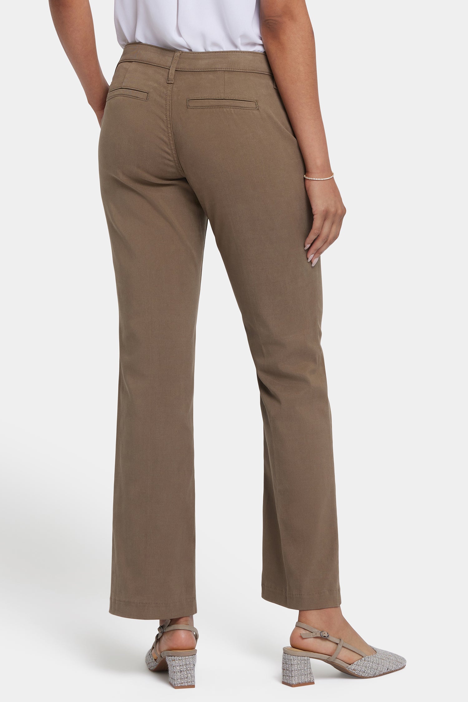 NYDJ Barbara Bootcut Trouser Pants In Stretch Twill - Incense