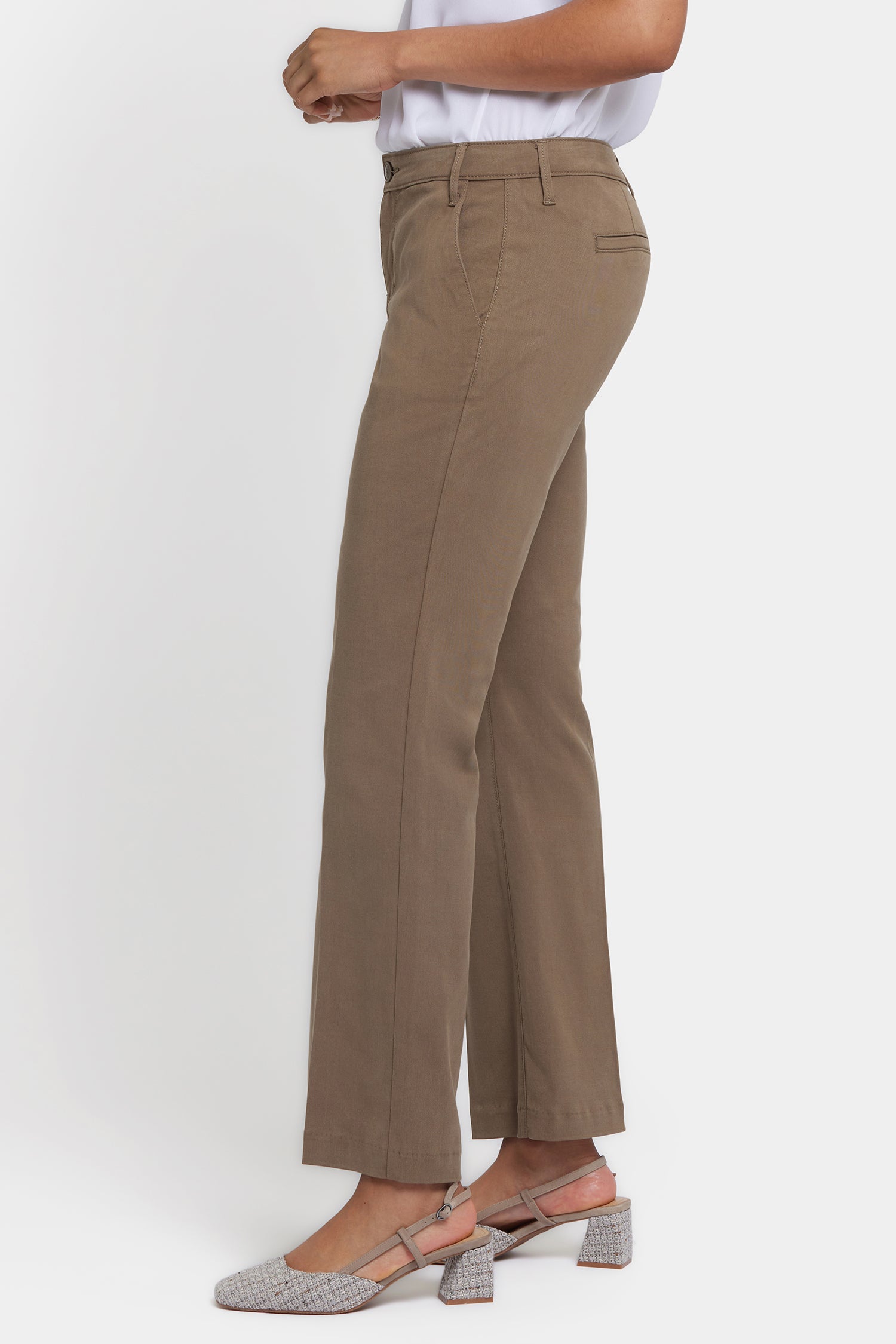 NYDJ Barbara Bootcut Trouser Pants In Stretch Twill - Incense