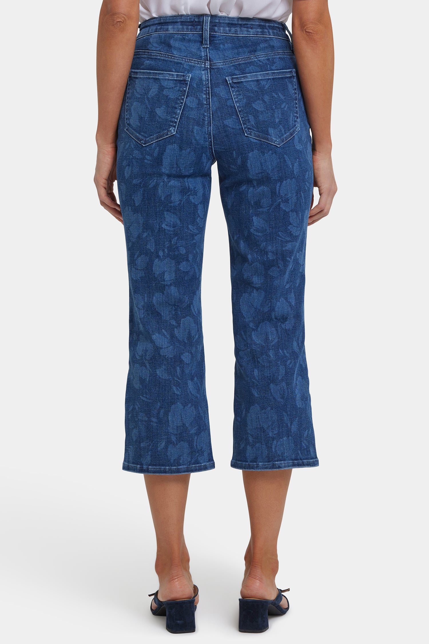 NYDJ Joni Relaxed Capri Jeans In Petite With High Rise - Indigo Bella