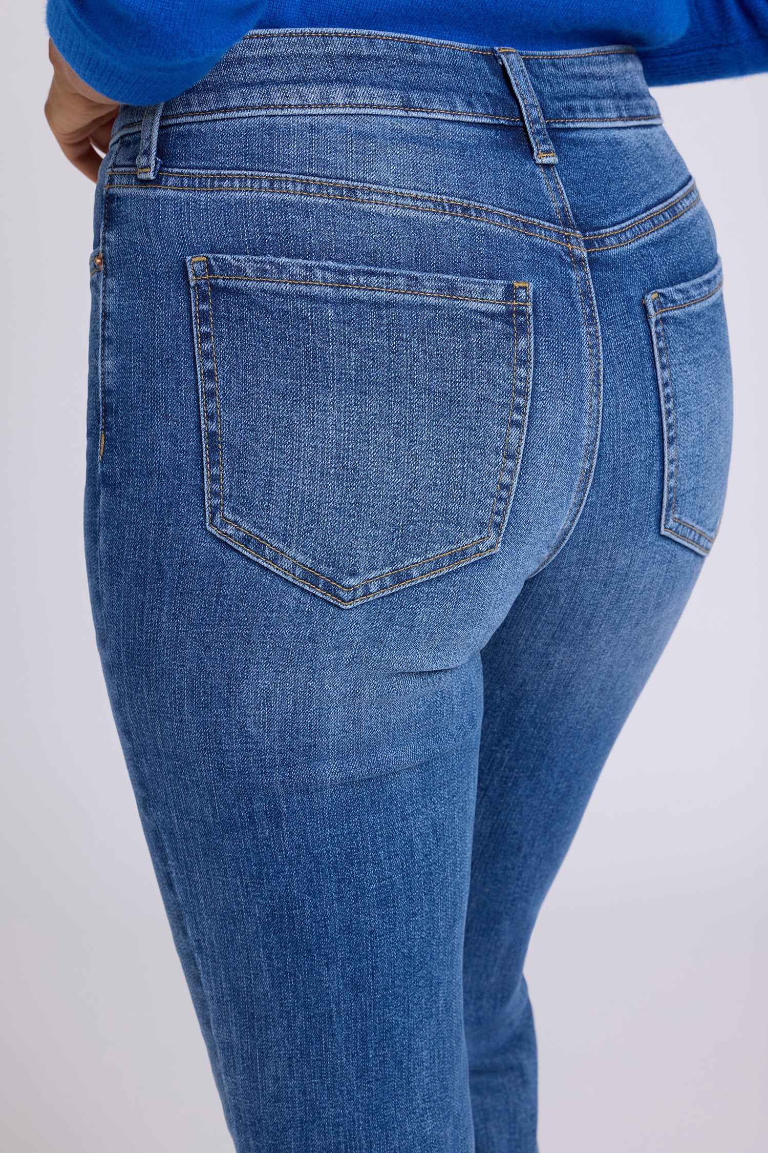 NYDJ Marilyn Straight Jeans In Petite With High Rise And 29" Inseam - Yarrow