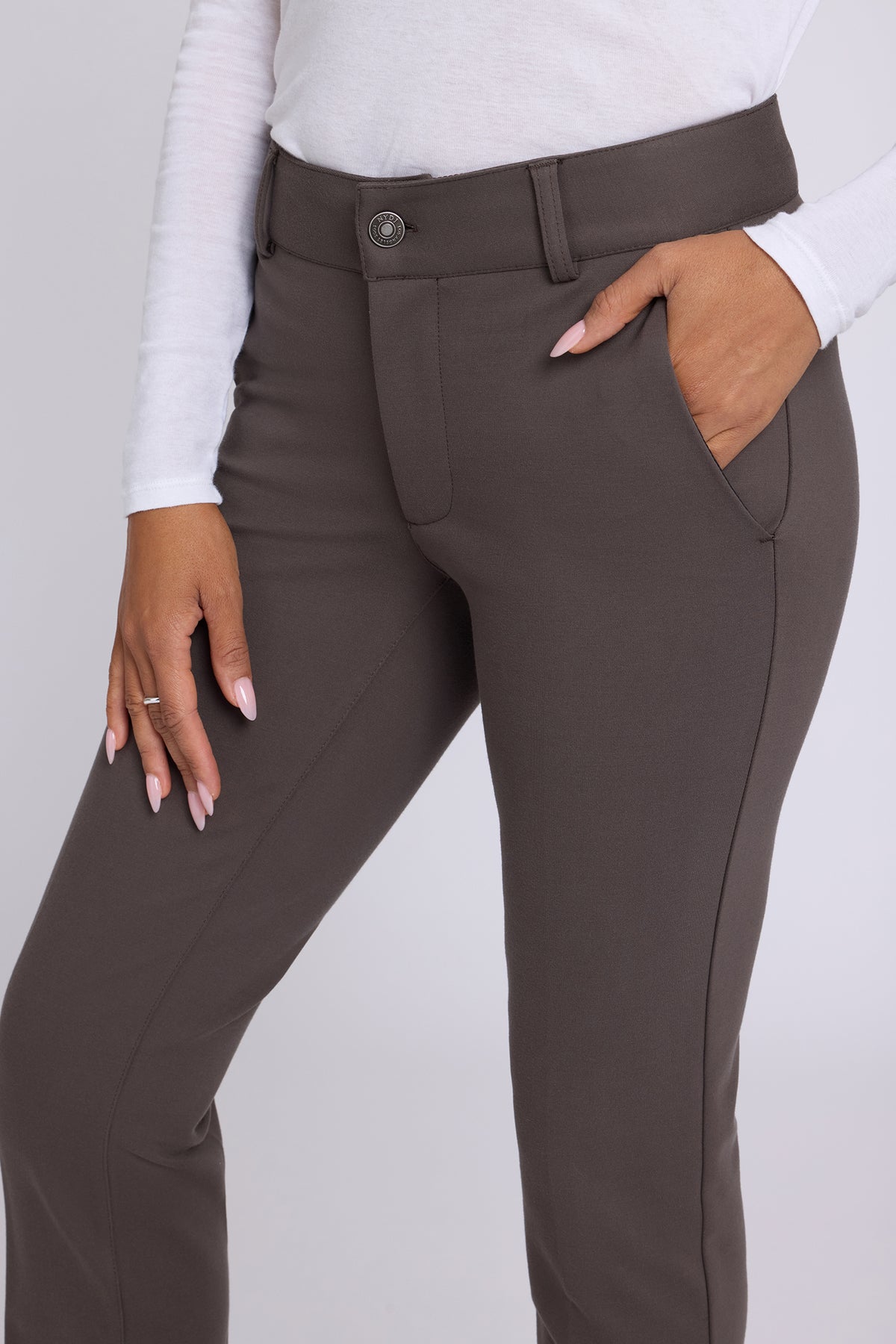 NYDJ Classic Trouser Pants In Petite Sculpt-Her™ Collection - Falcon
