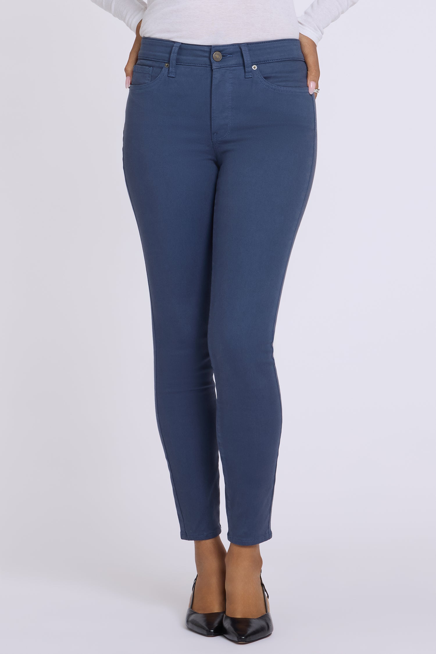 NYDJ Ami Skinny Jeans In Petite  - Jade Blue
