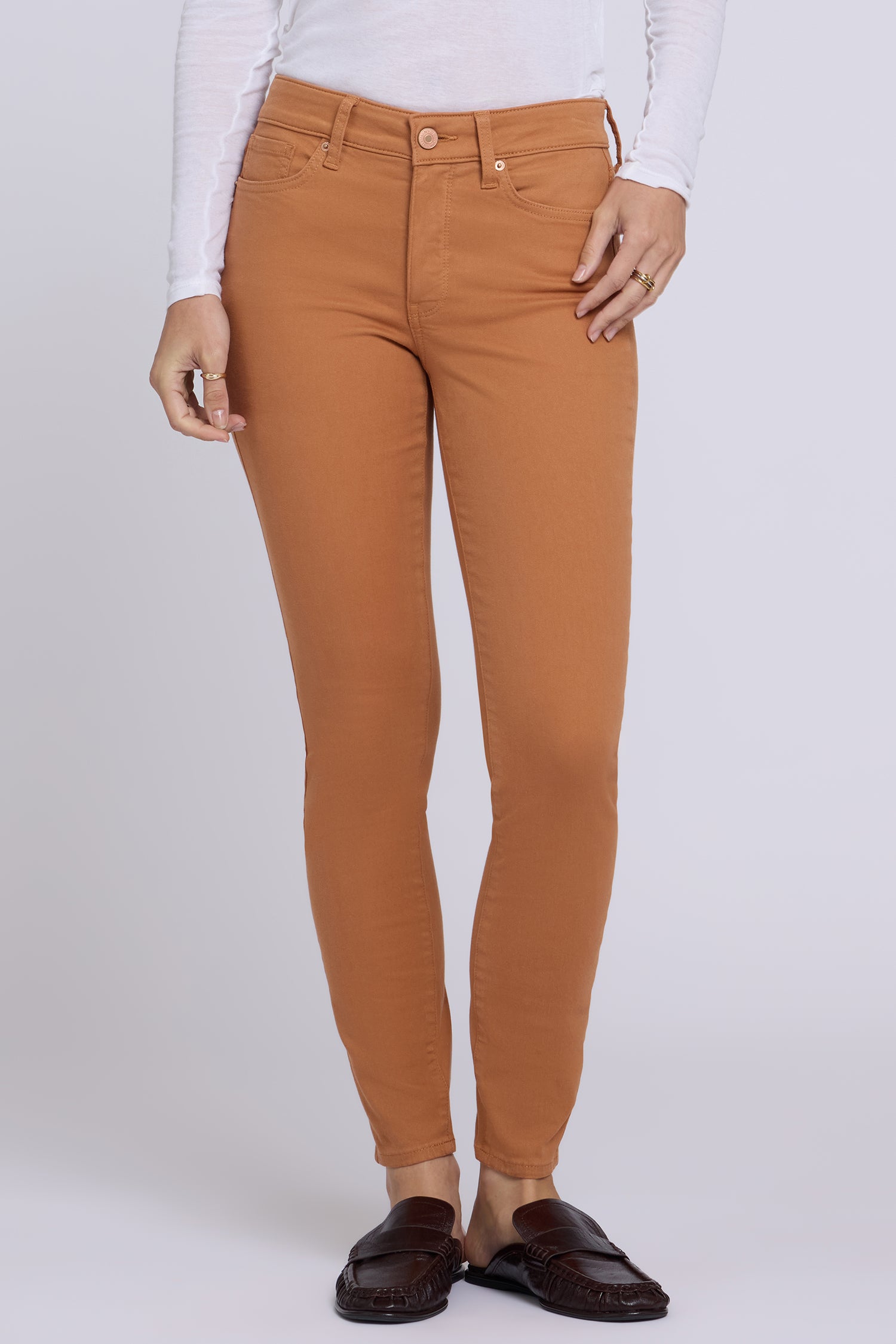 NYDJ Ami Skinny Jeans In Petite  - Roasted Pecan
