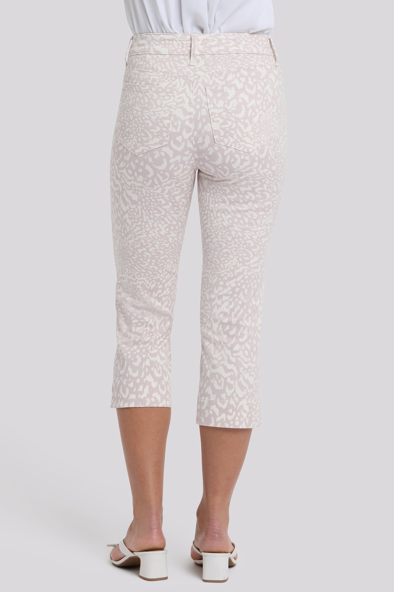NYDJ Marilyn Straight Crop Jeans In Petite With High Rise, Side Slits And 2
