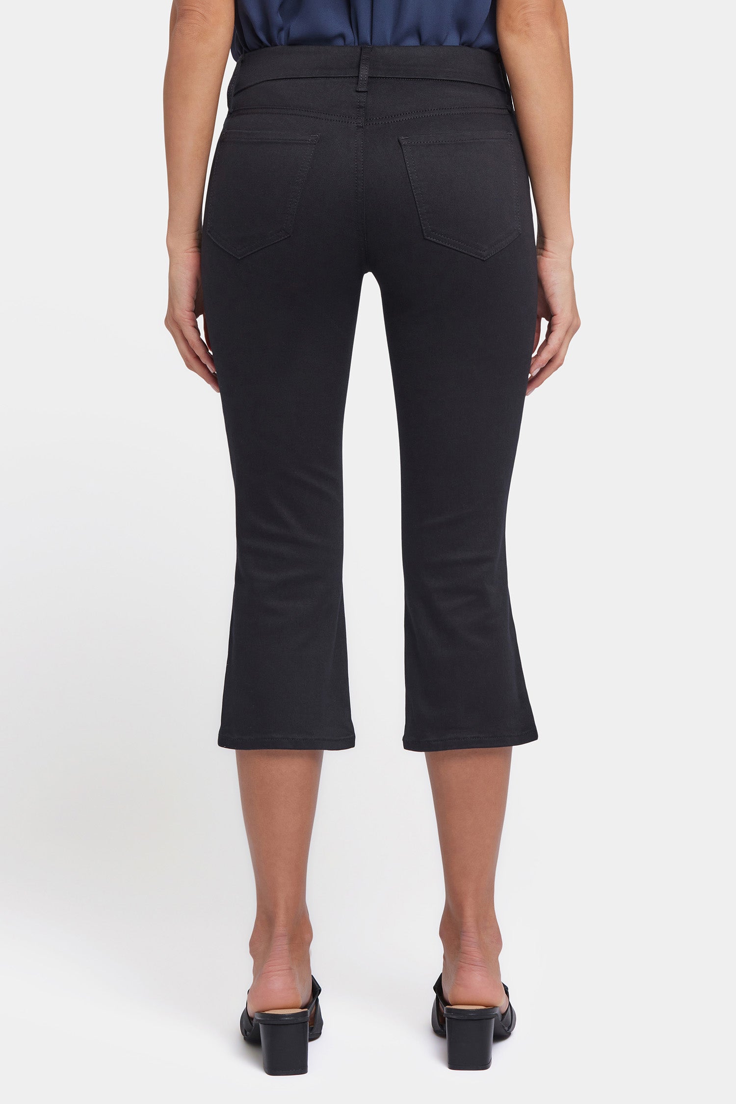 NYDJ Waist-Match™ Marilyn Straight Crop Jeans In Petite  - Black