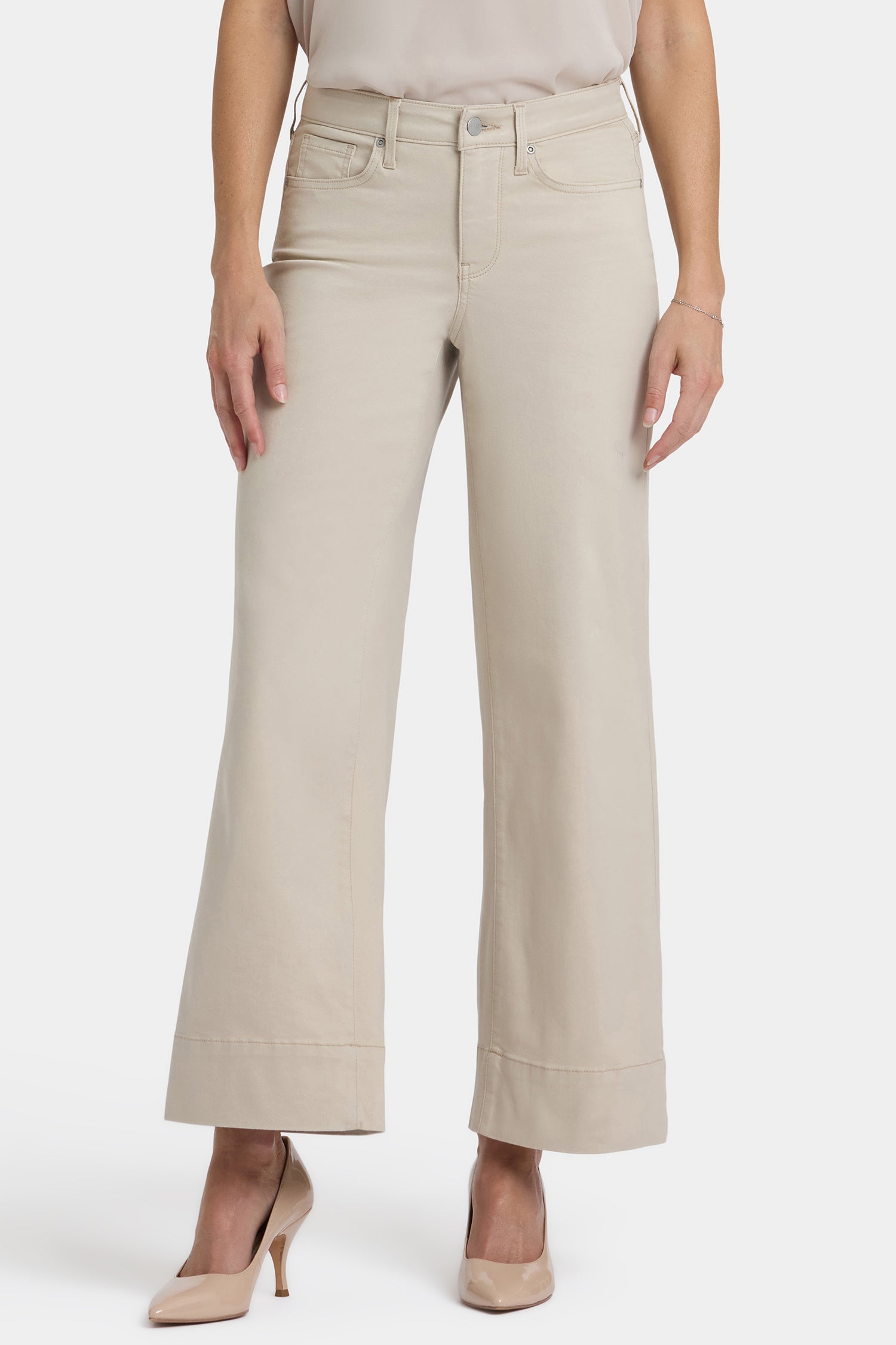 NYDJ Teresa Wide Leg Ankle Jeans In Petite With 3