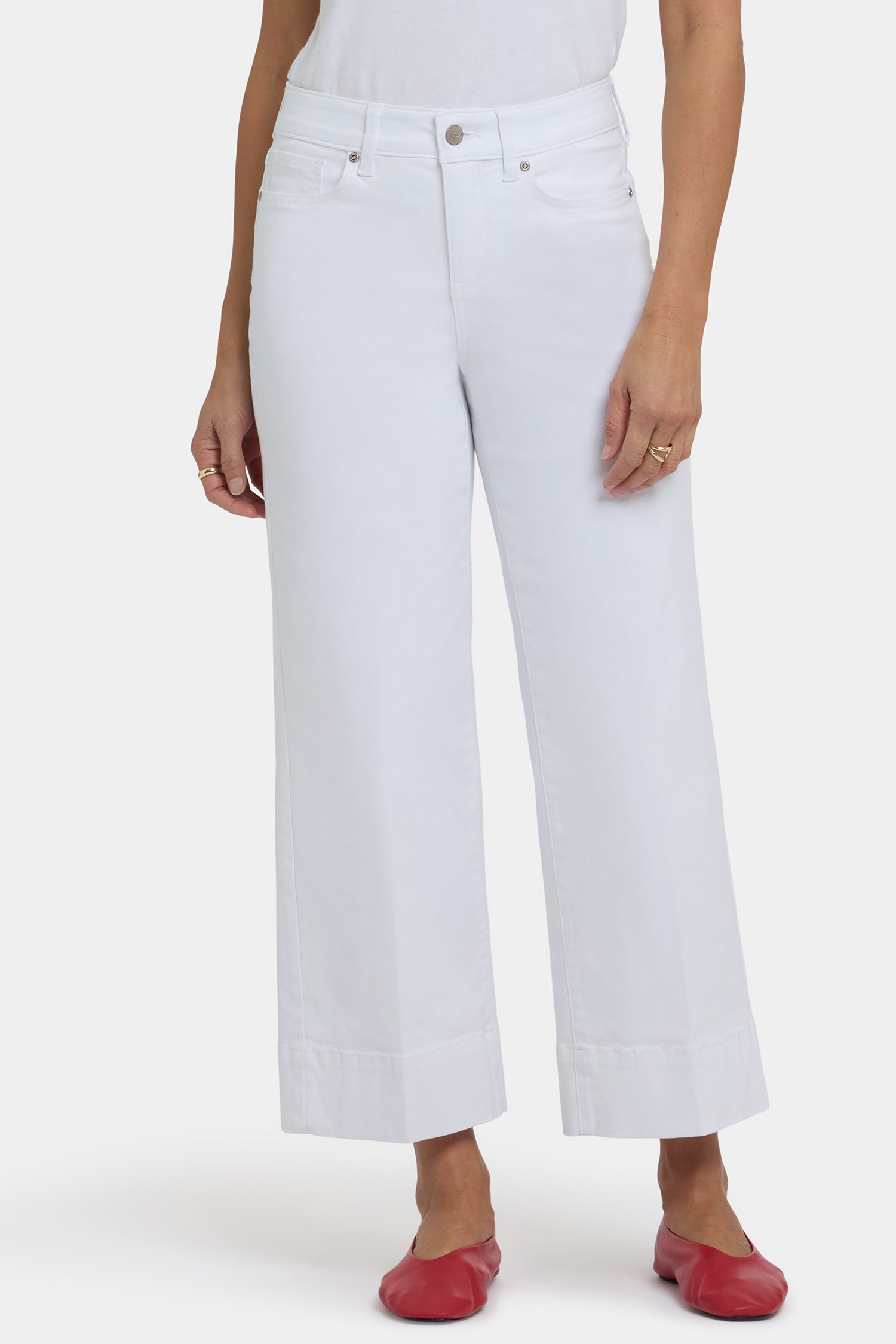 NYDJ Teresa Wide Leg Ankle Jeans In Petite With 3