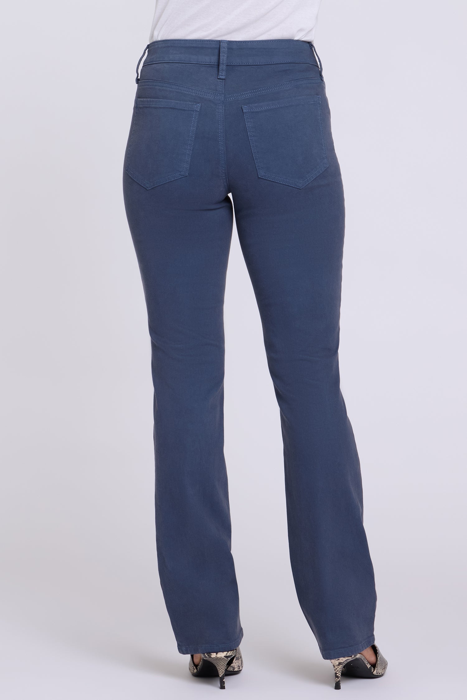 NYDJ Marilyn Straight Jeans In Petite  - Jade Blue