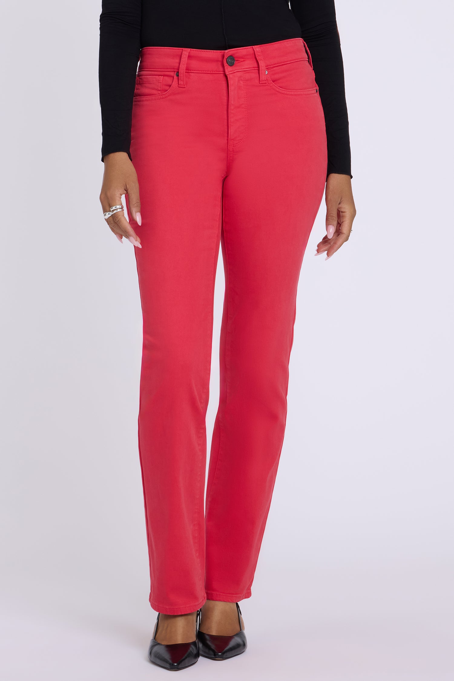 NYDJ Marilyn Straight Jeans In Petite  - Passion