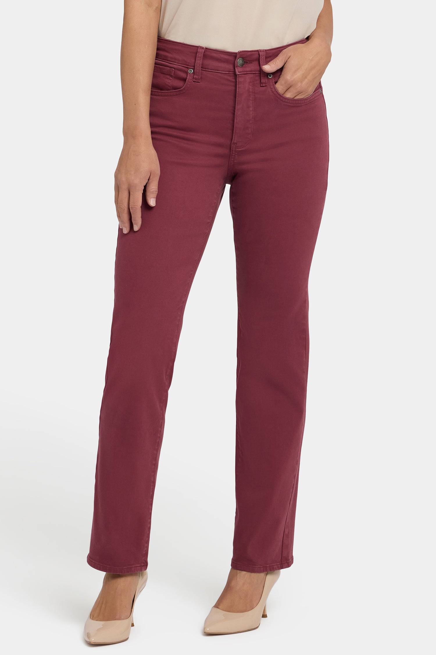 NYDJ Marilyn Straight Jeans In Petite With High Rise And 29