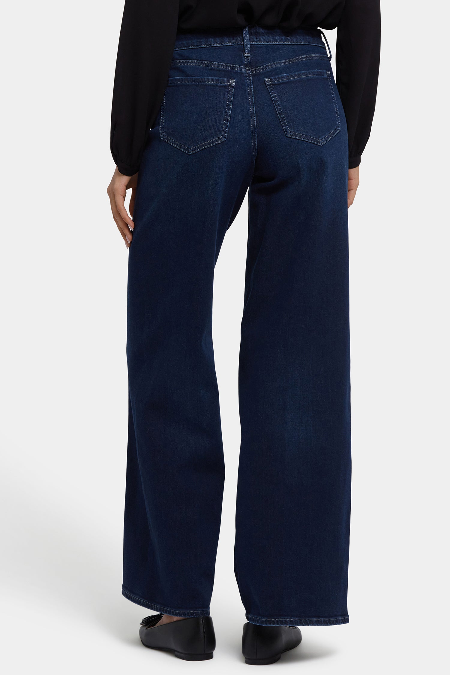 NYDJ Teresa Wide Leg Jeans In Petite With Contoured Seams And 29