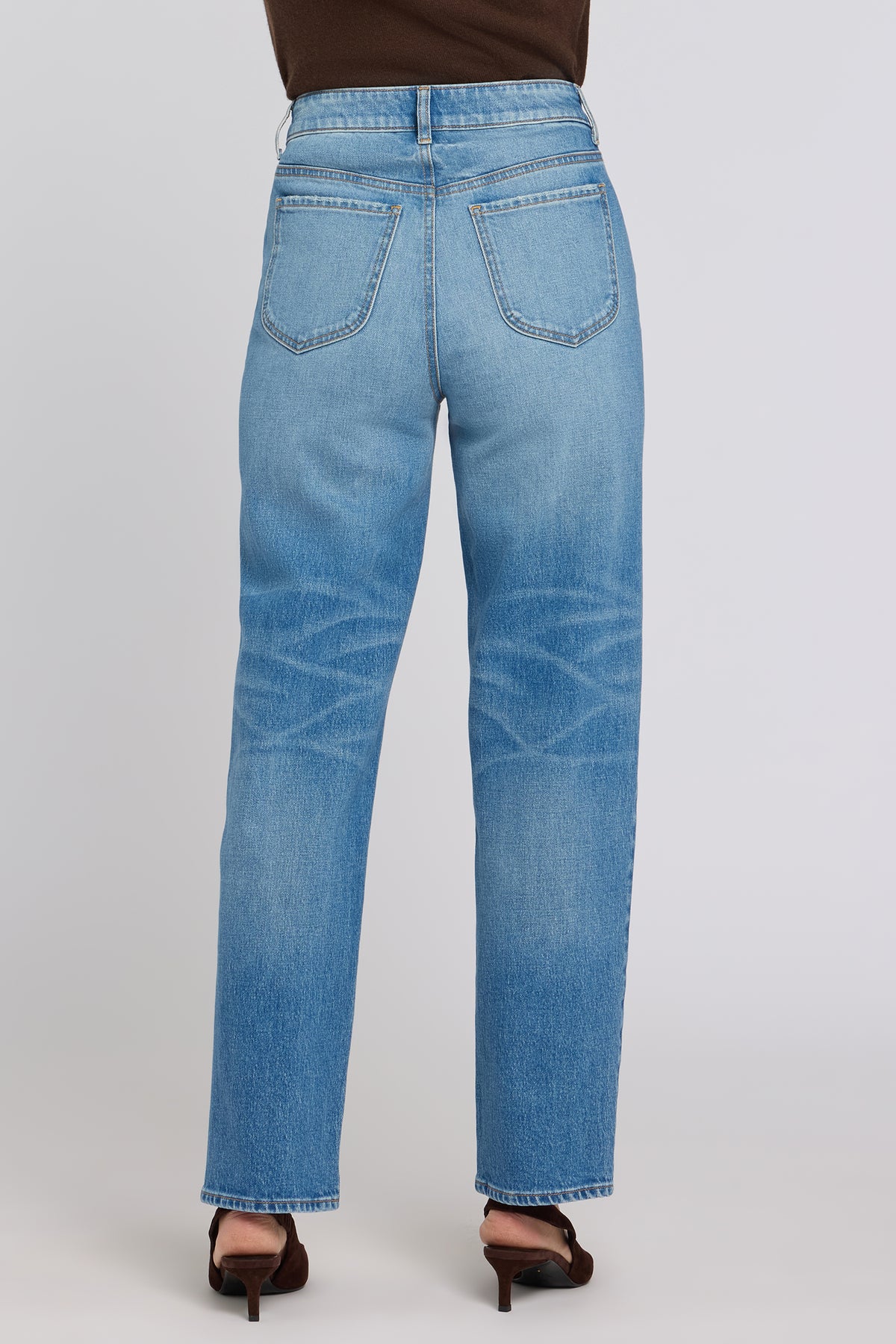 NYDJ Kasey Stovepipe Jeans In Petite With Super High Rise And 30" Inseam - Joaquin