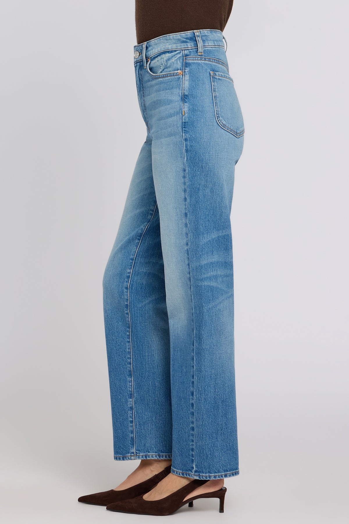 NYDJ Kasey Stovepipe Jeans In Petite With Super High Rise And 30" Inseam - Joaquin