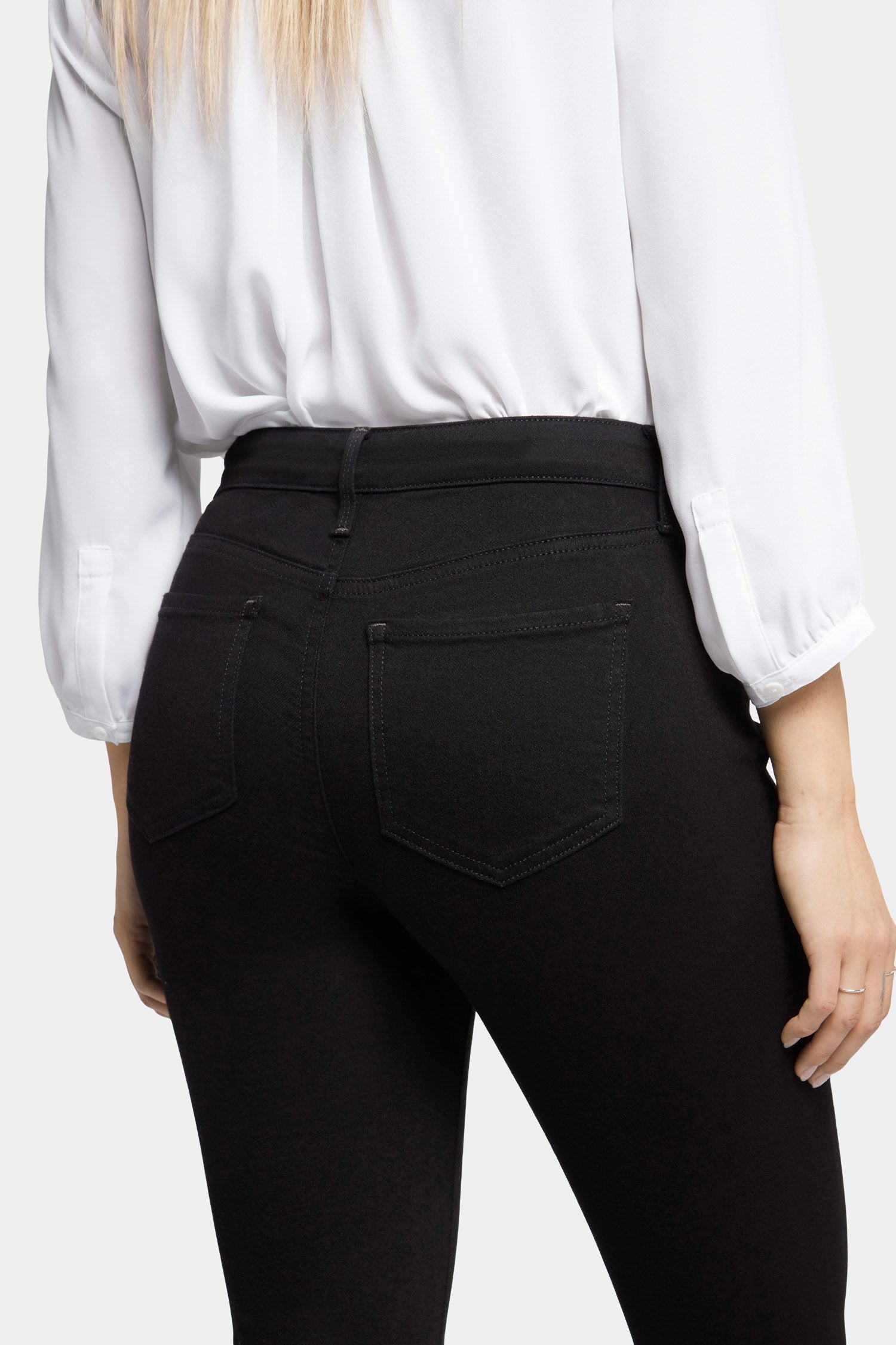 NYDJ Barbara Bootcut Jeans In Petite  - Black
