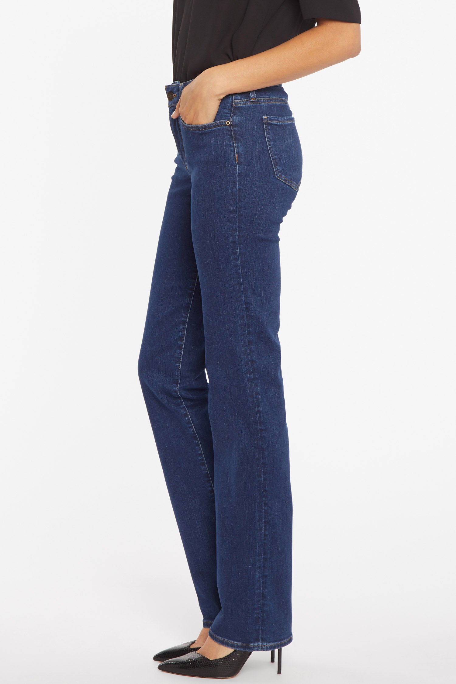 NYDJ Marilyn Straight Jeans In Petite  - Quinn