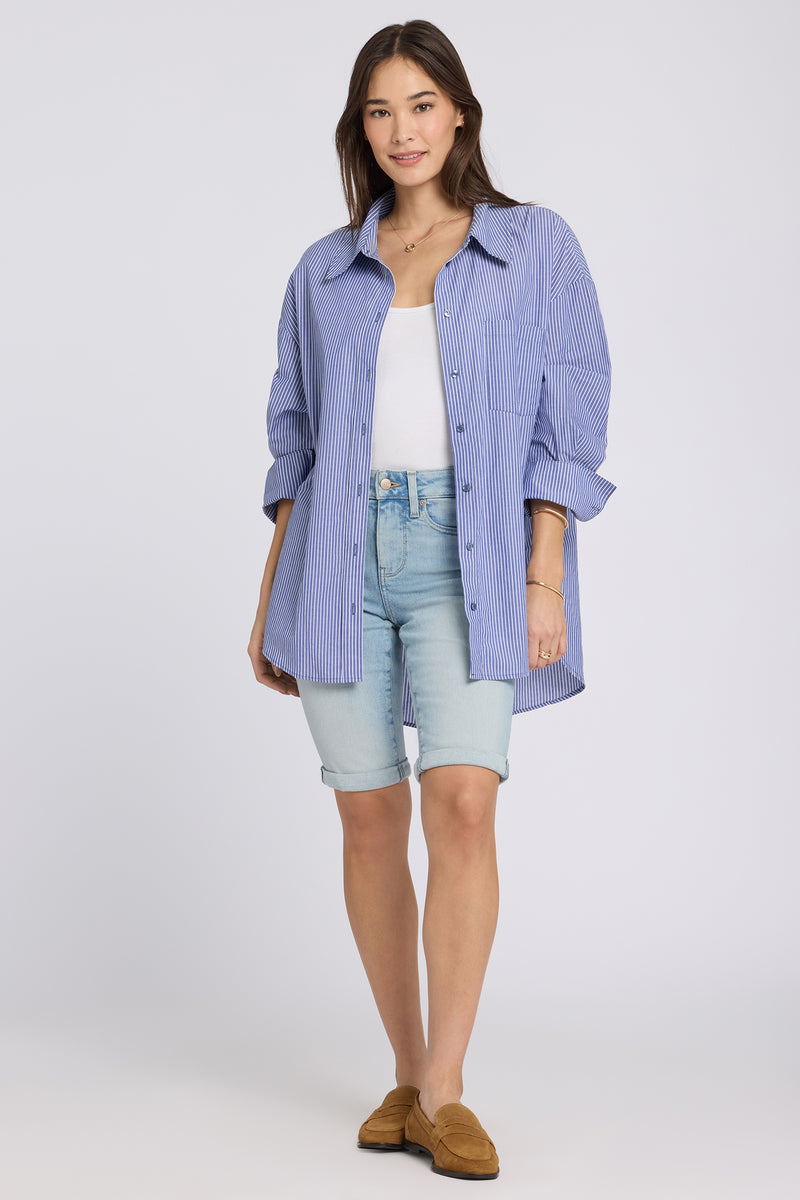 Briella 10 Inch Denim Shorts In Petite - Keys View