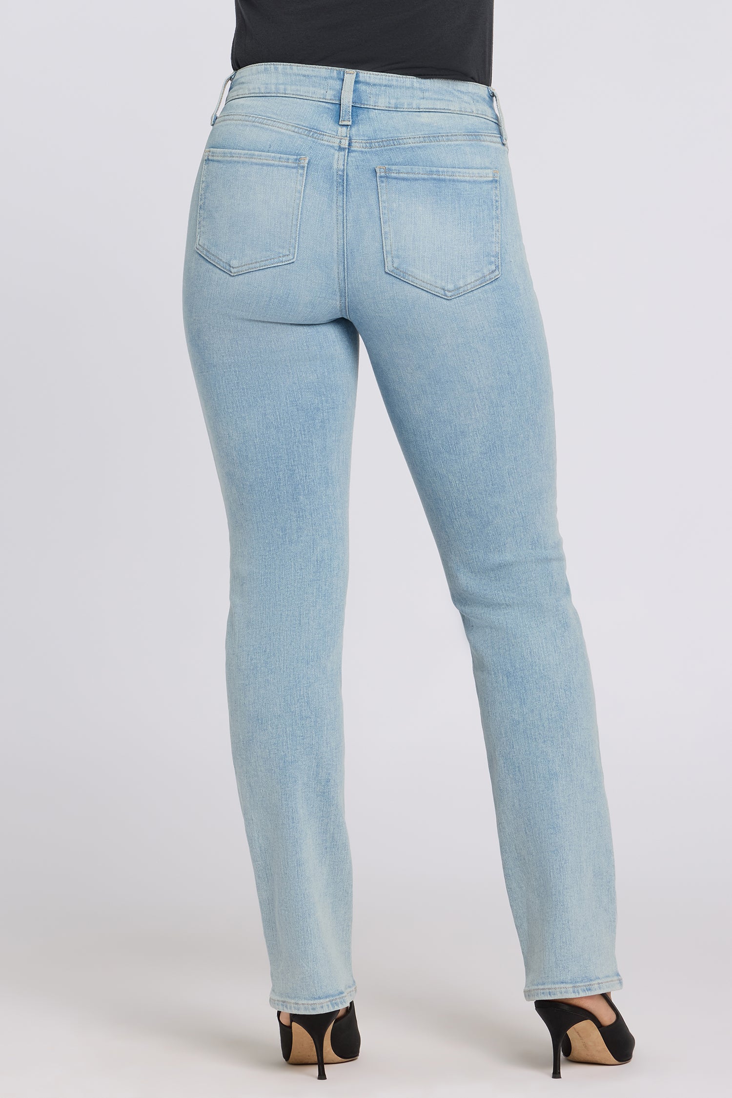 NYDJ Marilyn Straight Jeans In Petite In Re-New™ Denim With High Rise And 29