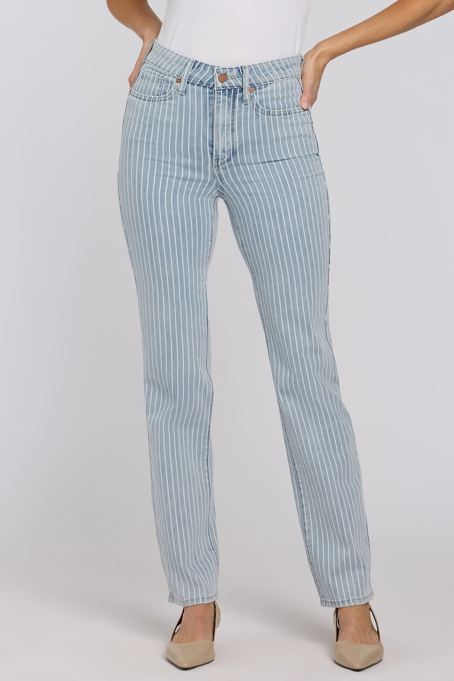 NYDJ Marilyn Straight Jeans In Petite With High Rise And 29