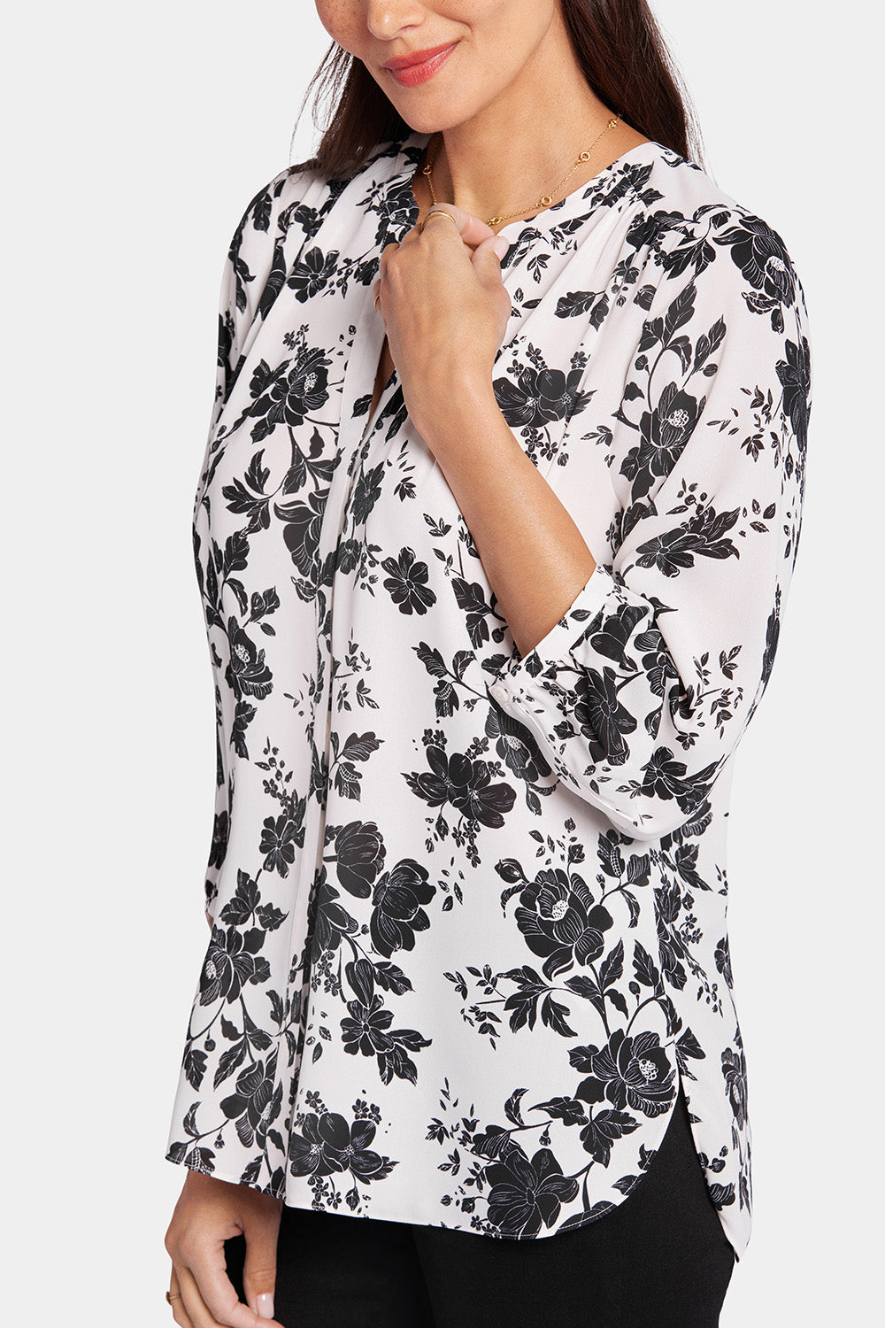 NYDJ Pintuck Blouse  - Penrose