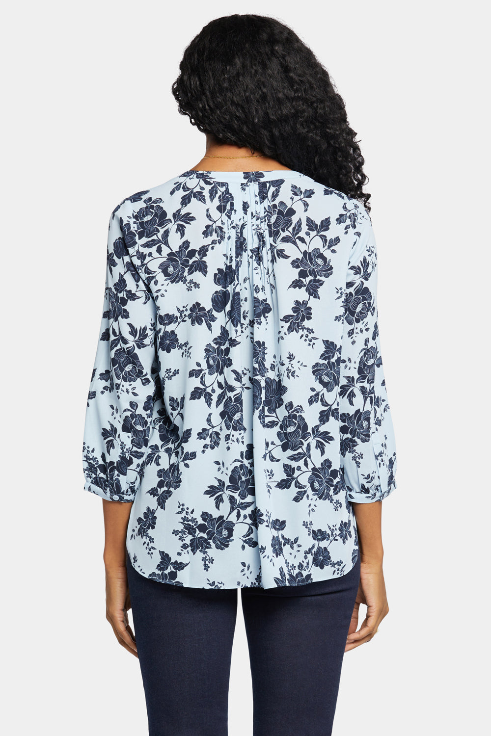NYDJ Pintuck Blouse  - Rosemary Petals