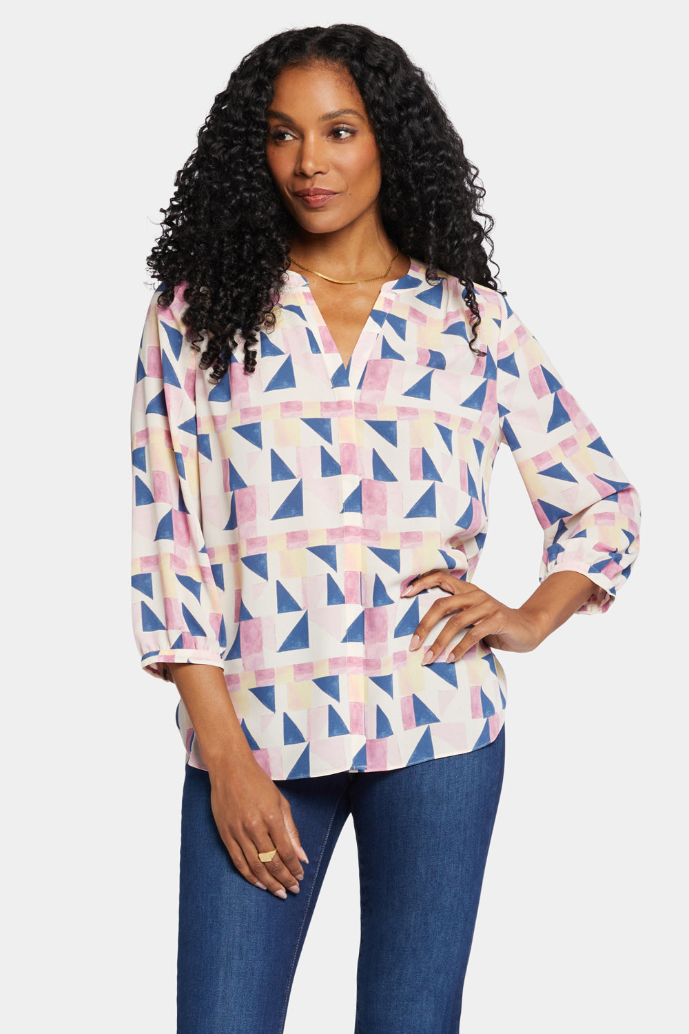 NYDJ Pintuck Blouse  - Marquette