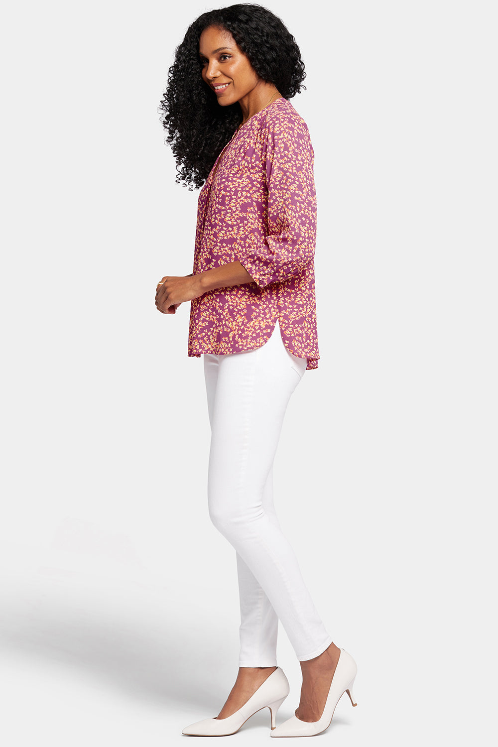 NYDJ Pintuck Blouse  - Claudia