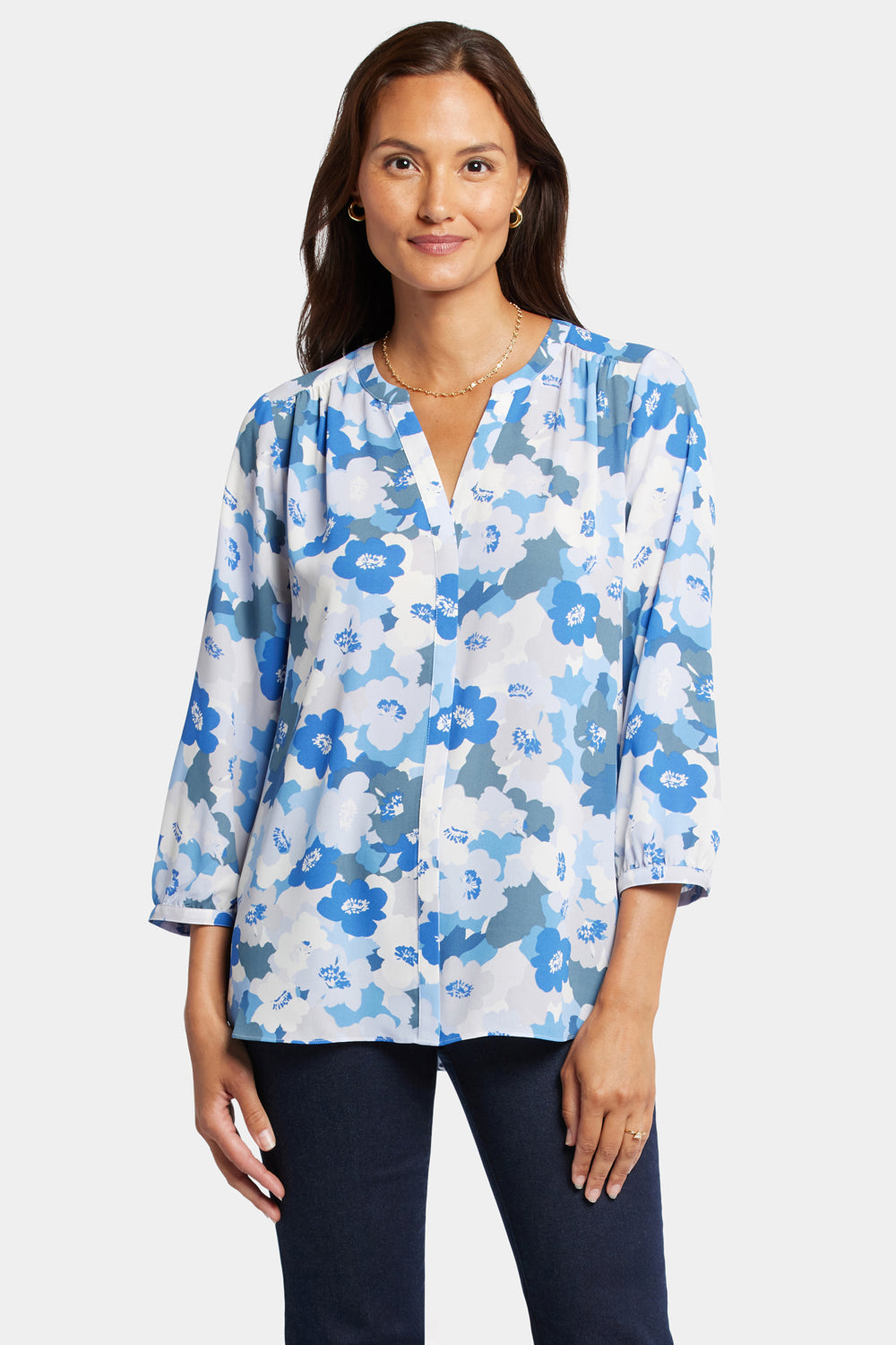 NYDJ Pintuck Blouse  - Elena
