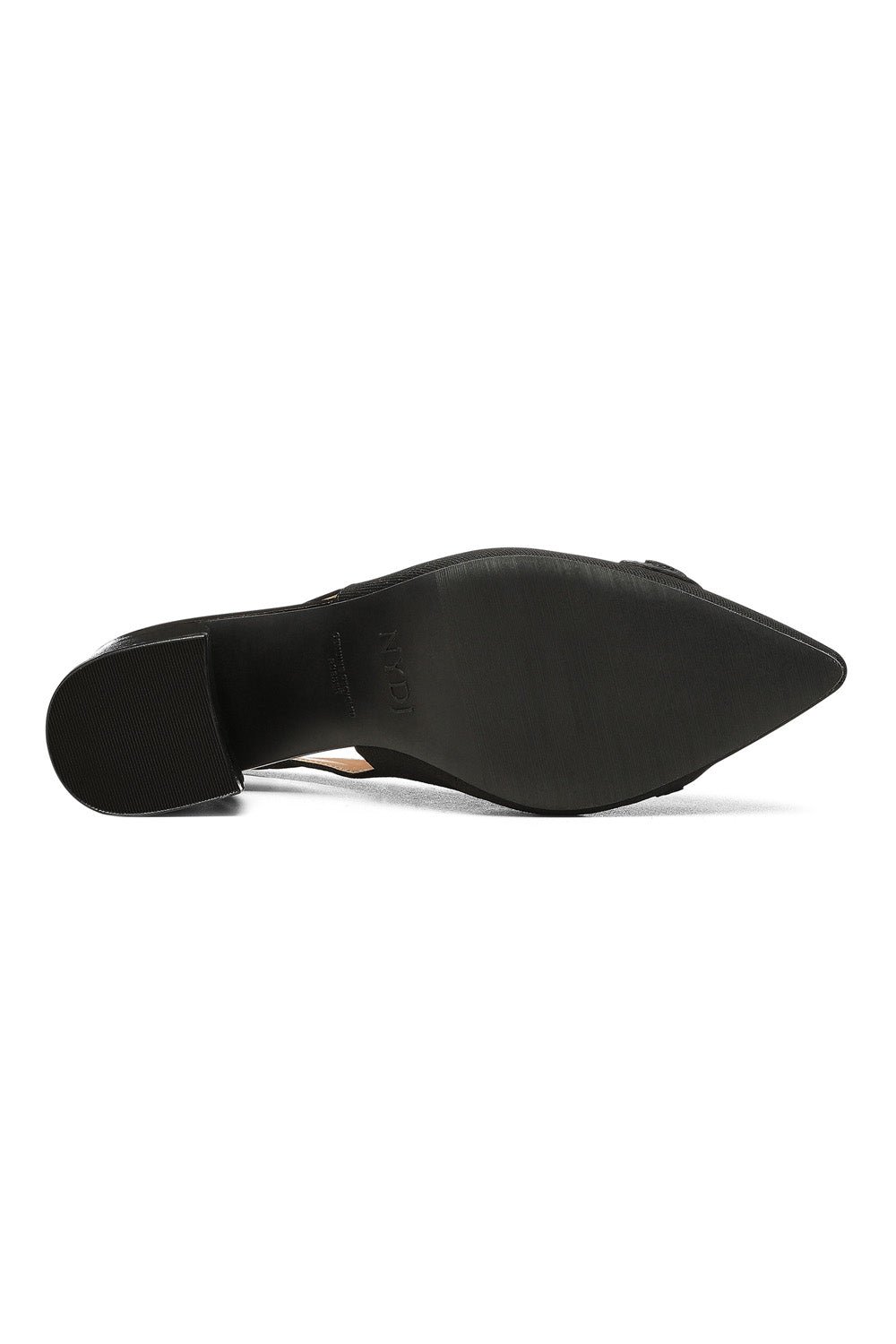 NYDJ Sanya Slingback Heels In BlackLast™ Denim - Black