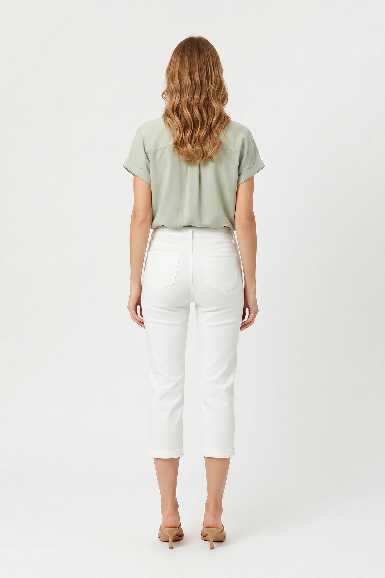 NYDJ Chloe Skinny Capri Jeans In Petite  - Optic White