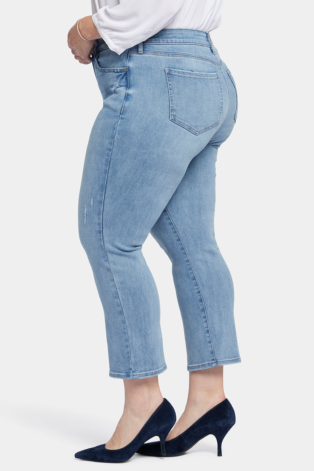 NYDJ Marilyn Straight Ankle Jeans In Plus Size  - Lakefront