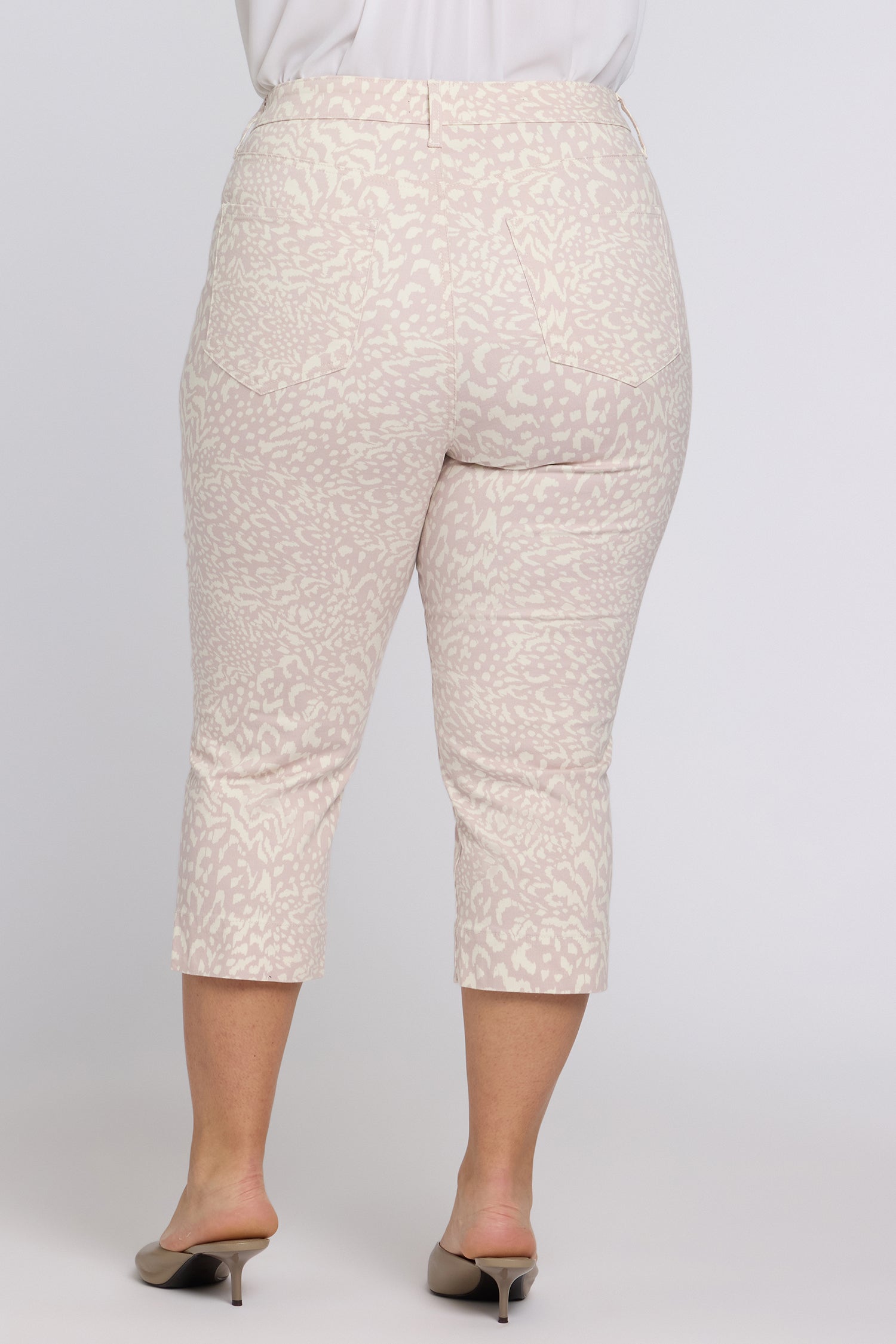 NYDJ Marilyn Straight Crop Jeans In Plus Size With High Rise, Side Slits And 2