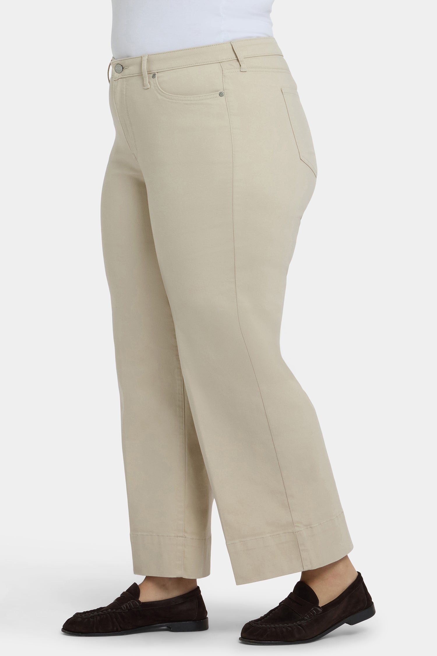 NYDJ Teresa Wide Leg Ankle Jeans In Plus Size With 3