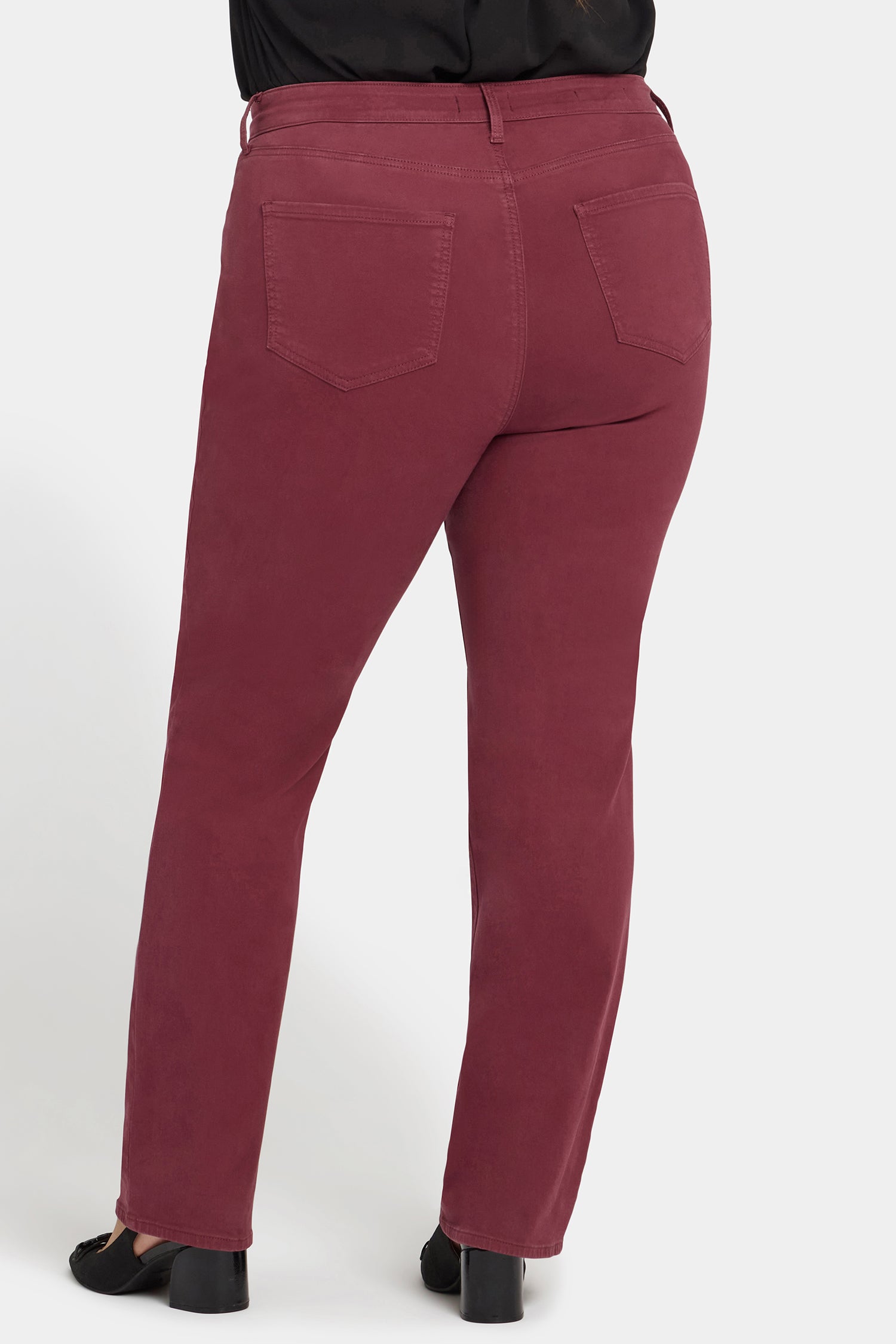 NYDJ Marilyn Straight Jeans In Plus Size With High Rise And 31