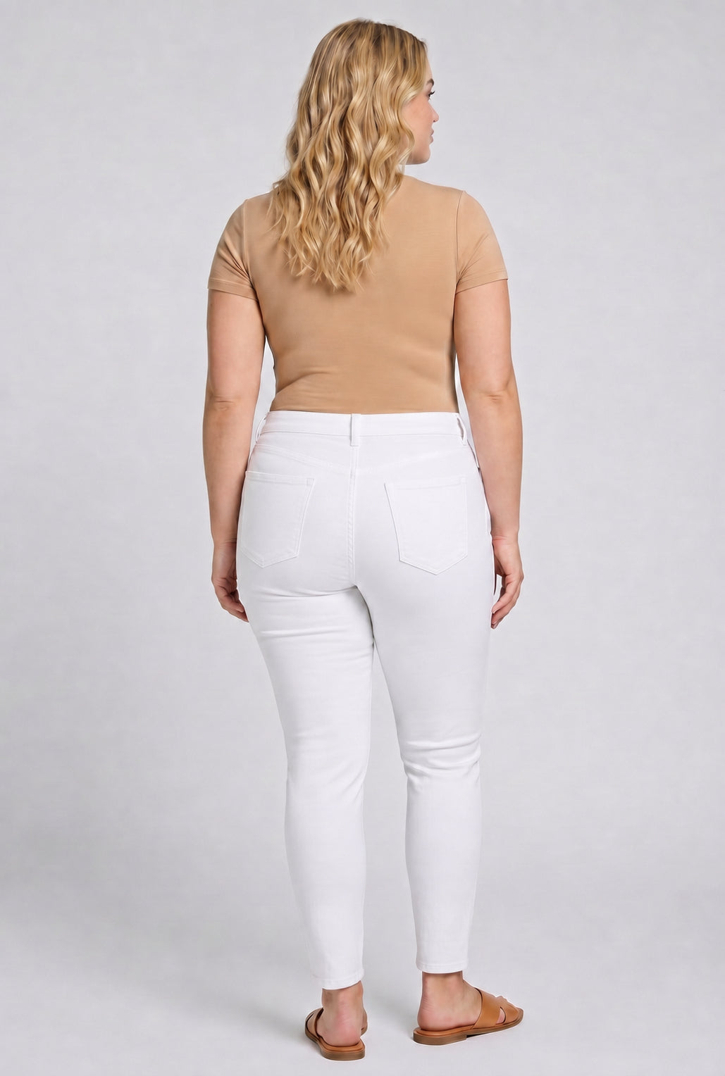 NYDJ Ami Skinny Jeans In Plus Size  - Optic White