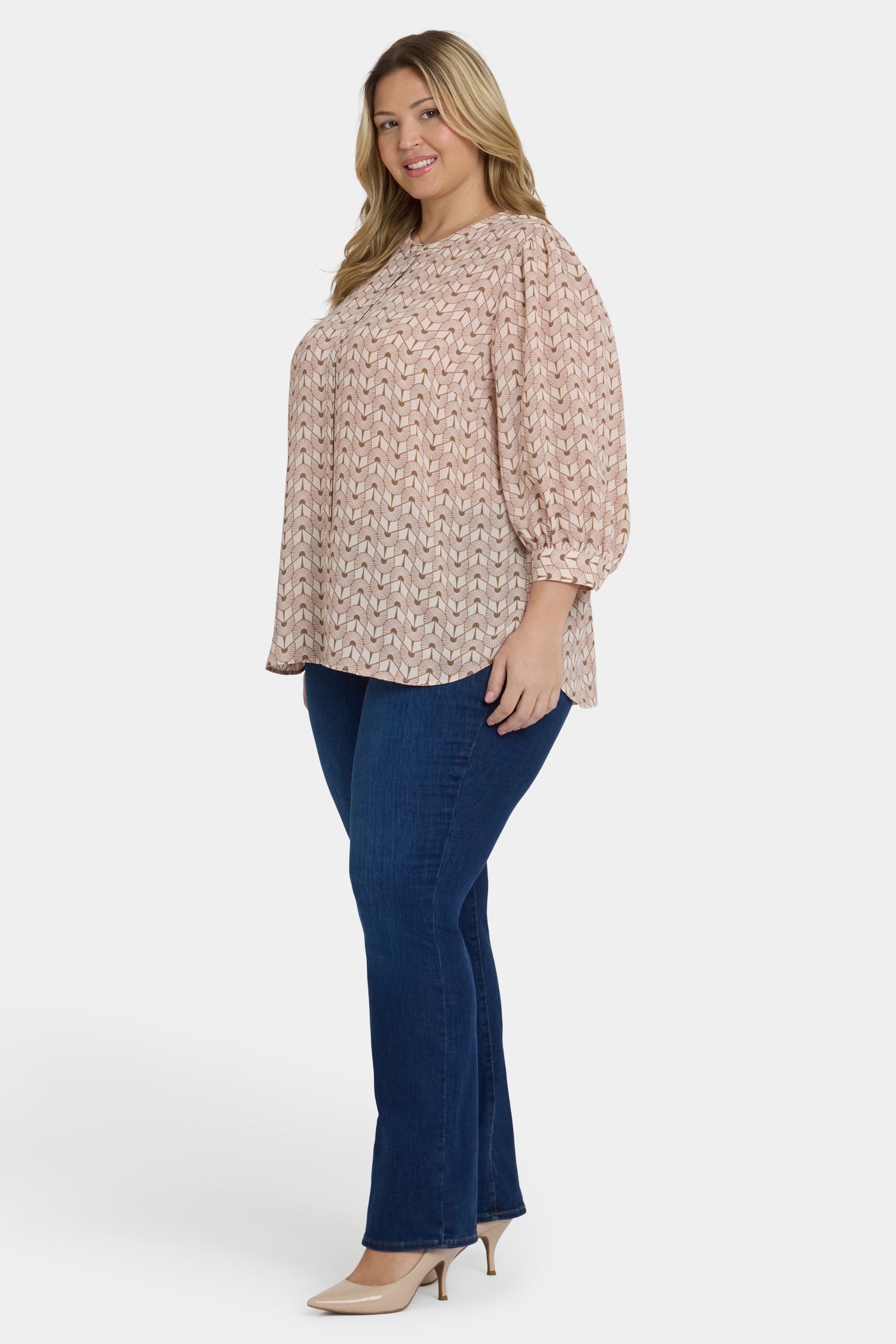 NYDJ Bonnie Blouse In Plus Size  - Gare de Lyon