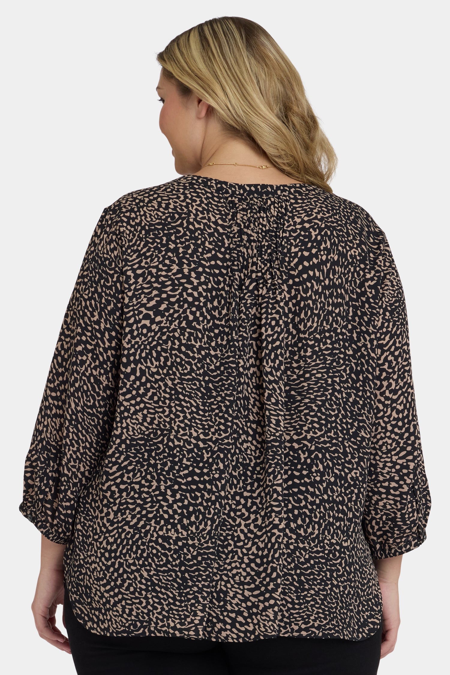 NYDJ Pintuck Blouse In Plus Size  - Camille le Vie