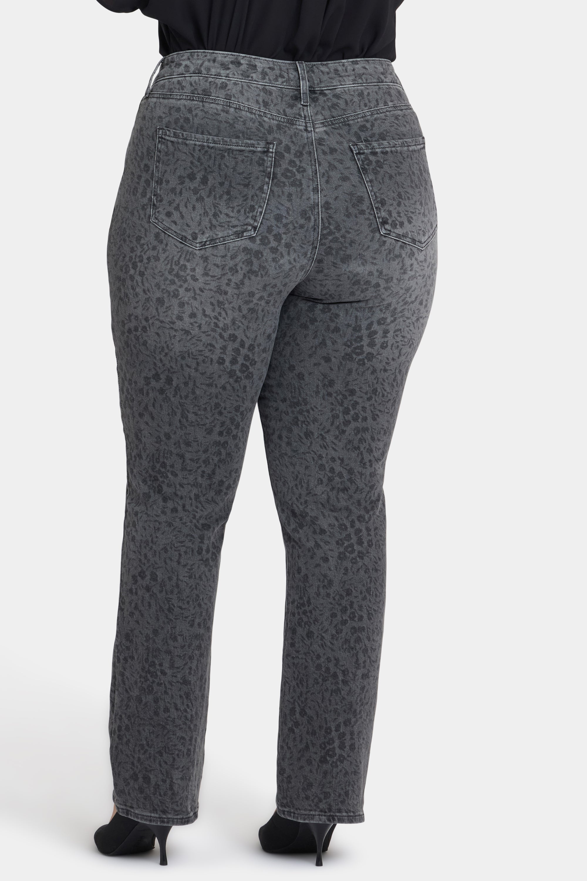 NYDJ Marilyn Straight Jeans In Plus Size With High Rise And 31