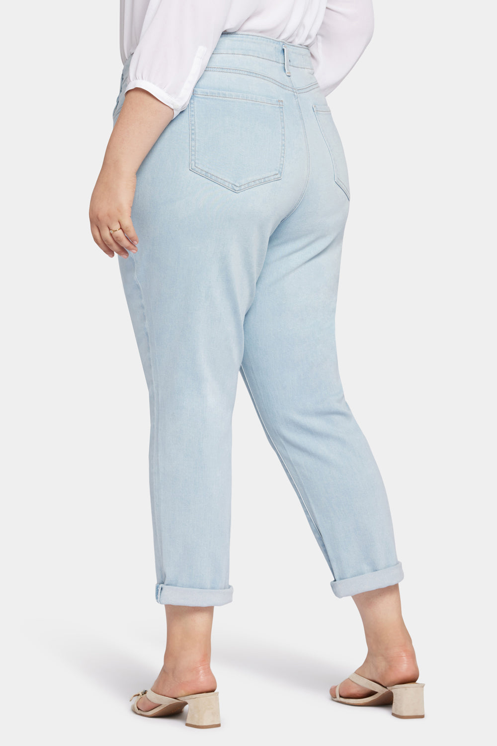 NYDJ Margot Girlfriend Jeans In Plus Size With High Rise - Brightside