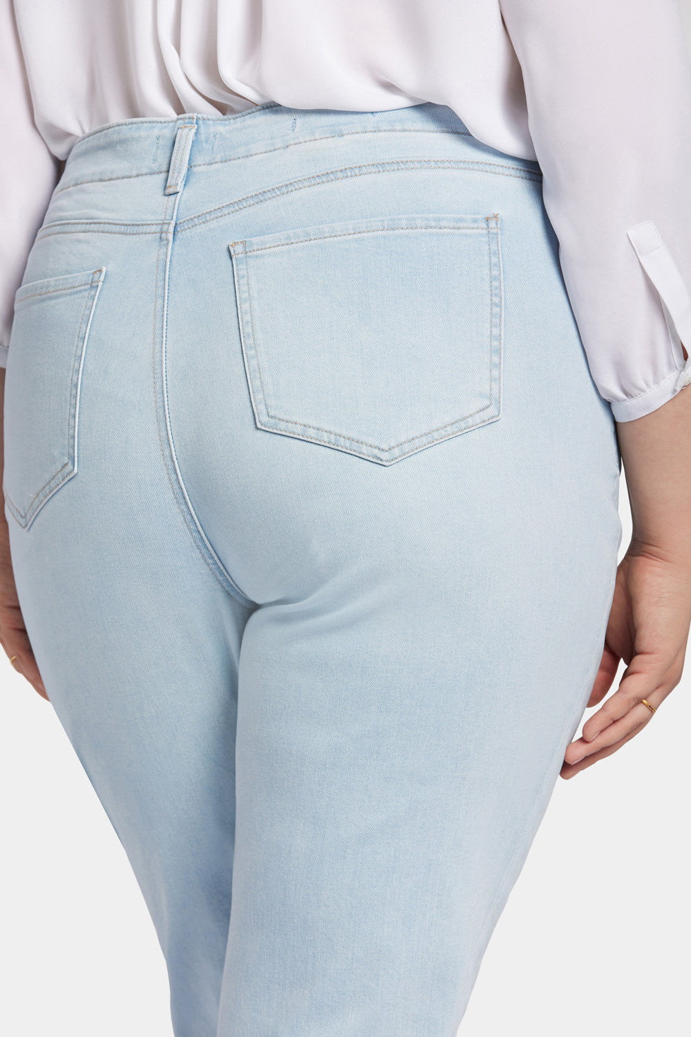 NYDJ Margot Girlfriend Jeans In Plus Size With High Rise - Brightside