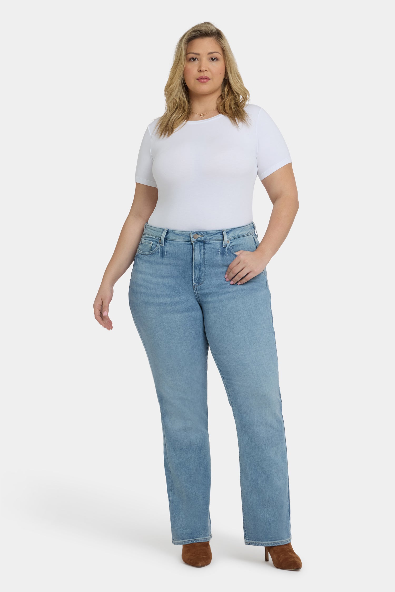 NYDJ Barbara Bootcut Jeans In Plus Size  - Majestic Dusk