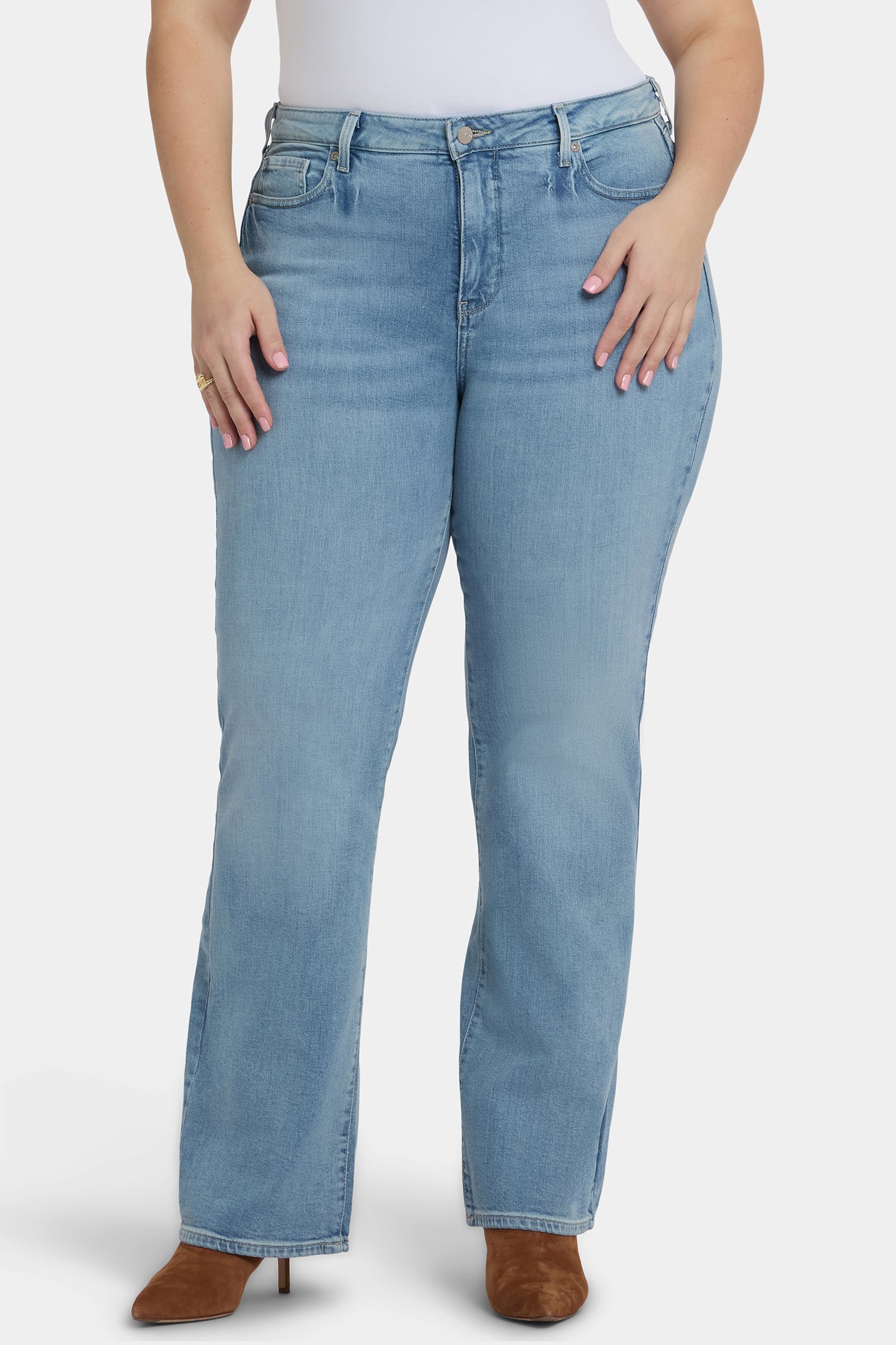 NYDJ Barbara Bootcut Jeans In Plus Size  - Majestic Dusk