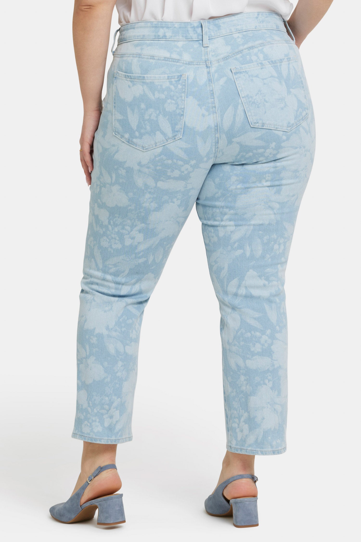 NYDJ Marilyn Straight Ankle Jeans In Plus Size  - Marian Annabella