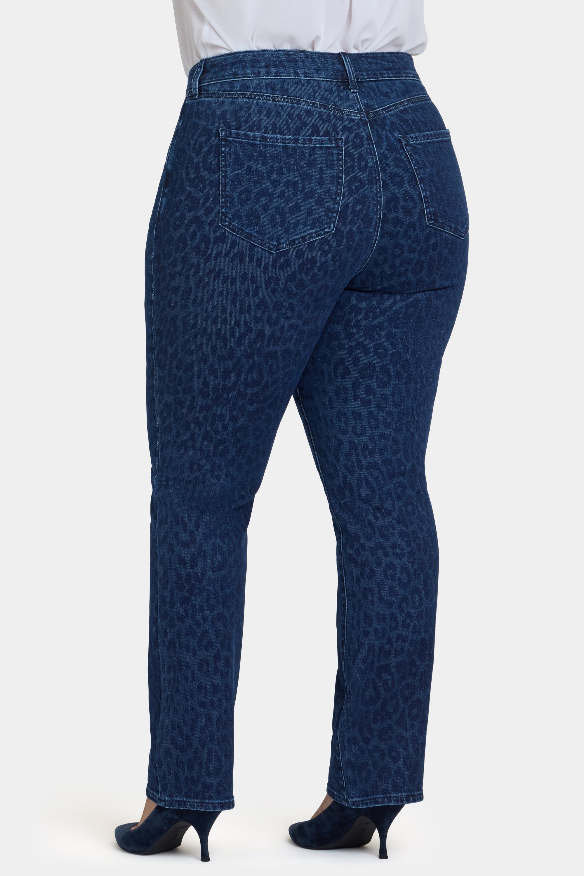 NYDJ Marilyn Straight Jeans In Plus Size With High Rise And 31