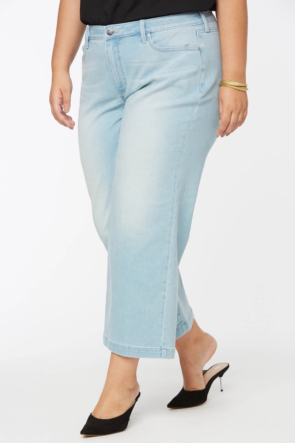 NYDJ Teresa Wide Leg Ankle Jeans in Plus Size  - Naomi
